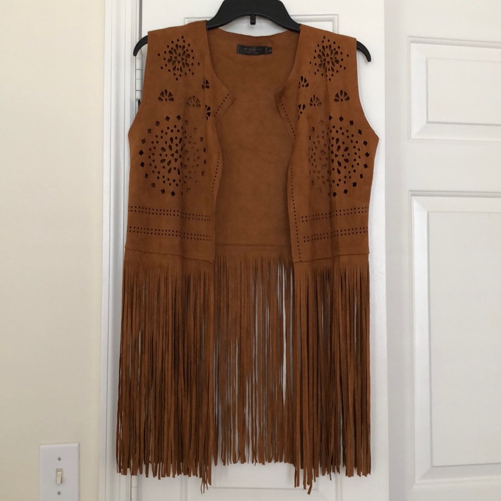 Boho Fringe Vest